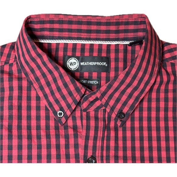 WP Weatherproof Men’s Plaid Shirt XL – Long Sleeve Casual Button-Up - Picture 7 of 12